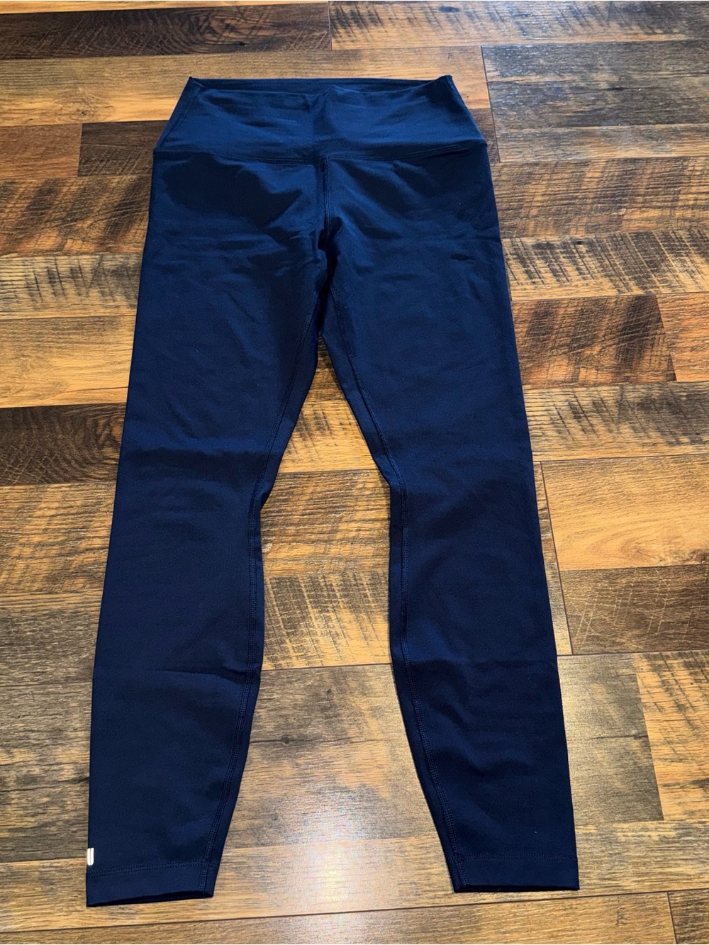 NOBULL Navyl Leggings with White Logo Text